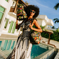 SPRAYGROUND® TOTE A.I. THE 54 (PATCHES OF AFRICA) CARGO TOTE