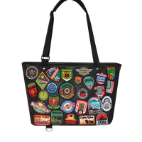 SPRAYGROUND® TOTE A.I. THE 54 (PATCHES OF AFRICA) CARGO TOTE