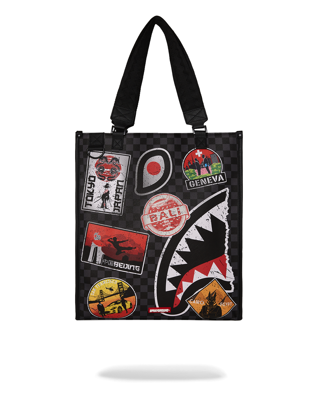 SPRAYGROUND® TOTE GLOBAL MOGUL UNLIMITED MILES LOFT TOTE