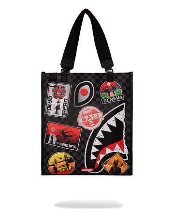 SPRAYGROUND® TOTE GLOBAL MOGUL UNLIMITED MILES LOFT TOTE