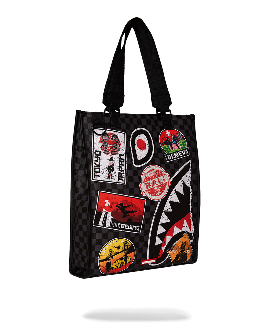 SPRAYGROUND® TOTE GLOBAL MOGUL UNLIMITED MILES LOFT TOTE