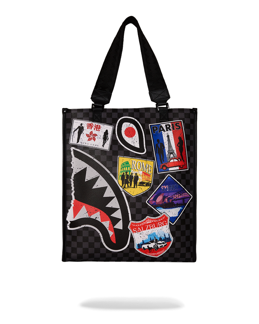 SPRAYGROUND® TOTE GLOBAL MOGUL UNLIMITED MILES LOFT TOTE