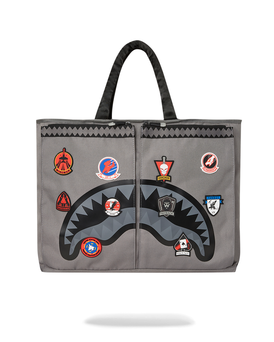 SPRAYGROUND® TOTE TOP GUN FLIGHT CREW OFFICIAL COLLAB PILOT TOTE