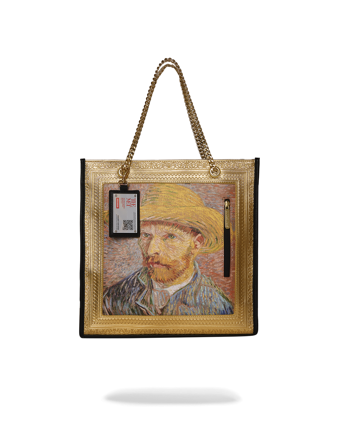 SPRAYGROUND® TOTE THE MET VAN GOGH FRAMED SELF-PORTRAIT TOTE