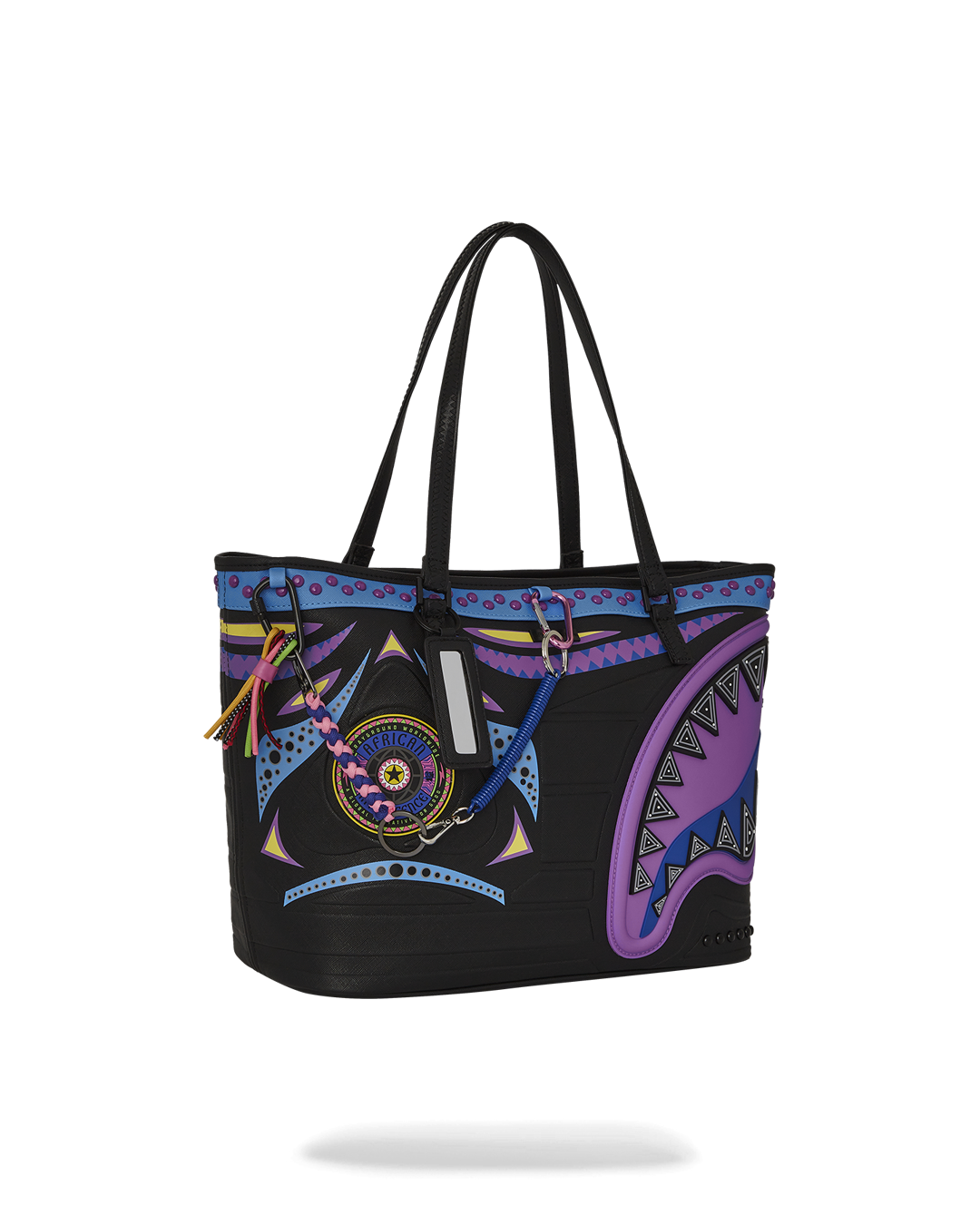 SPRAYGROUND® TOTE AFRICAN INTELLIGENCE 12 BROOKLYN & BEYOND TOTE - SANDFLOWER COLLAB