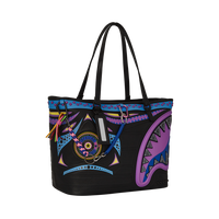 SPRAYGROUND® TOTE AFRICAN INTELLIGENCE 12 BROOKLYN & BEYOND TOTE - SANDFLOWER COLLAB