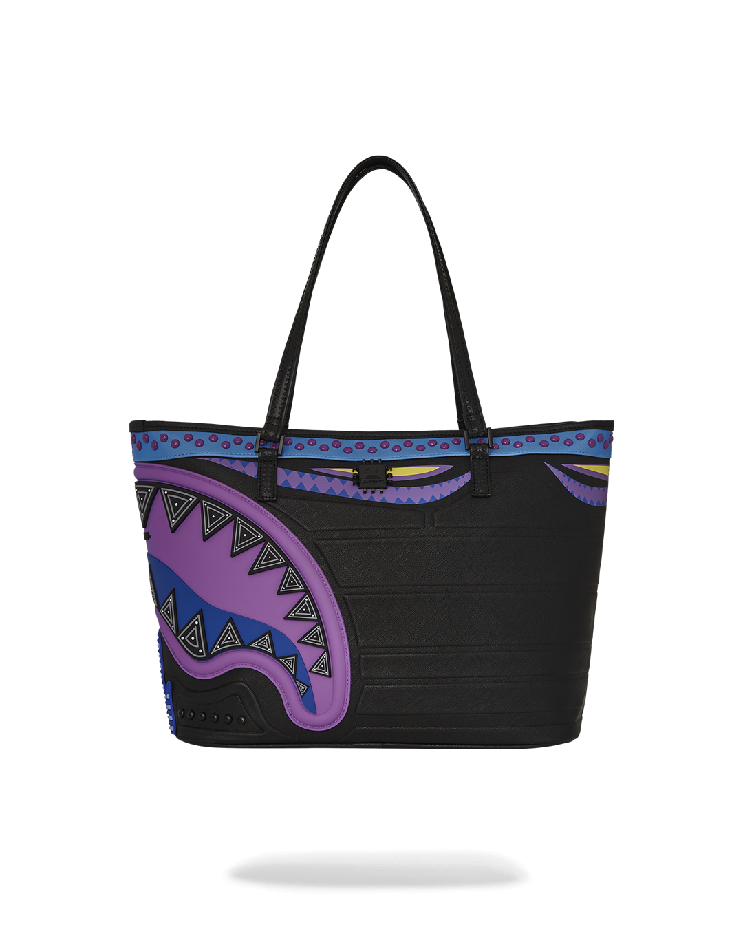 SPRAYGROUND® TOTE AFRICAN INTELLIGENCE 12 BROOKLYN & BEYOND TOTE - SANDFLOWER COLLAB