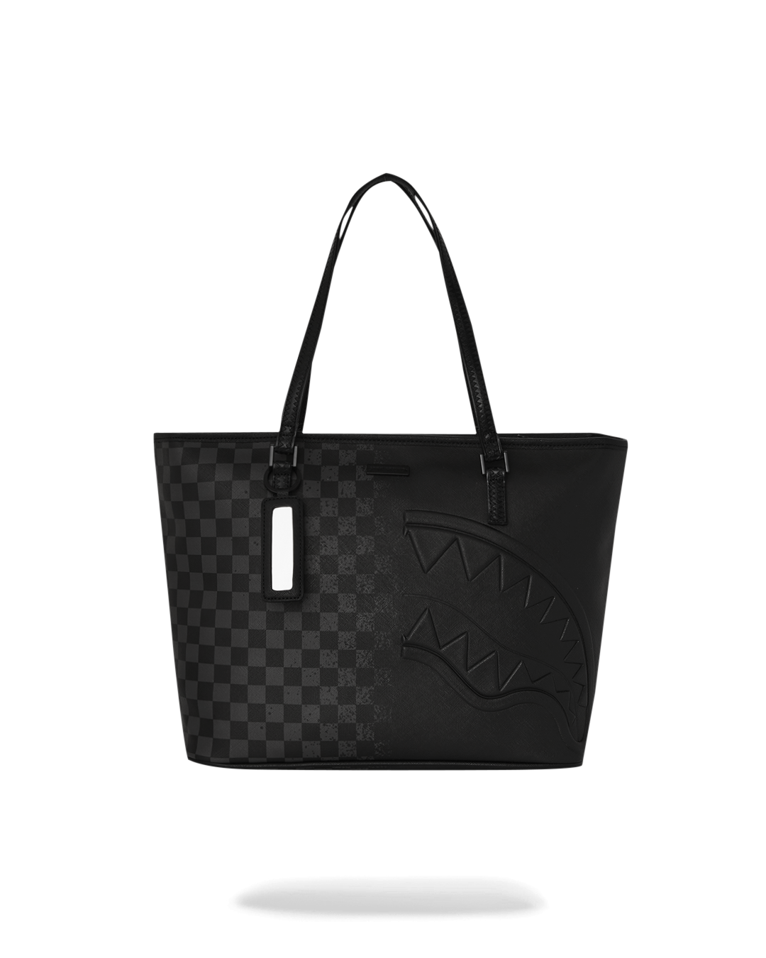 SPRAYGROUND® TOTE SPRITZ GREY CHECK TOTE