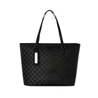 SPRAYGROUND® TOTE SPRITZ GREY CHECK TOTE