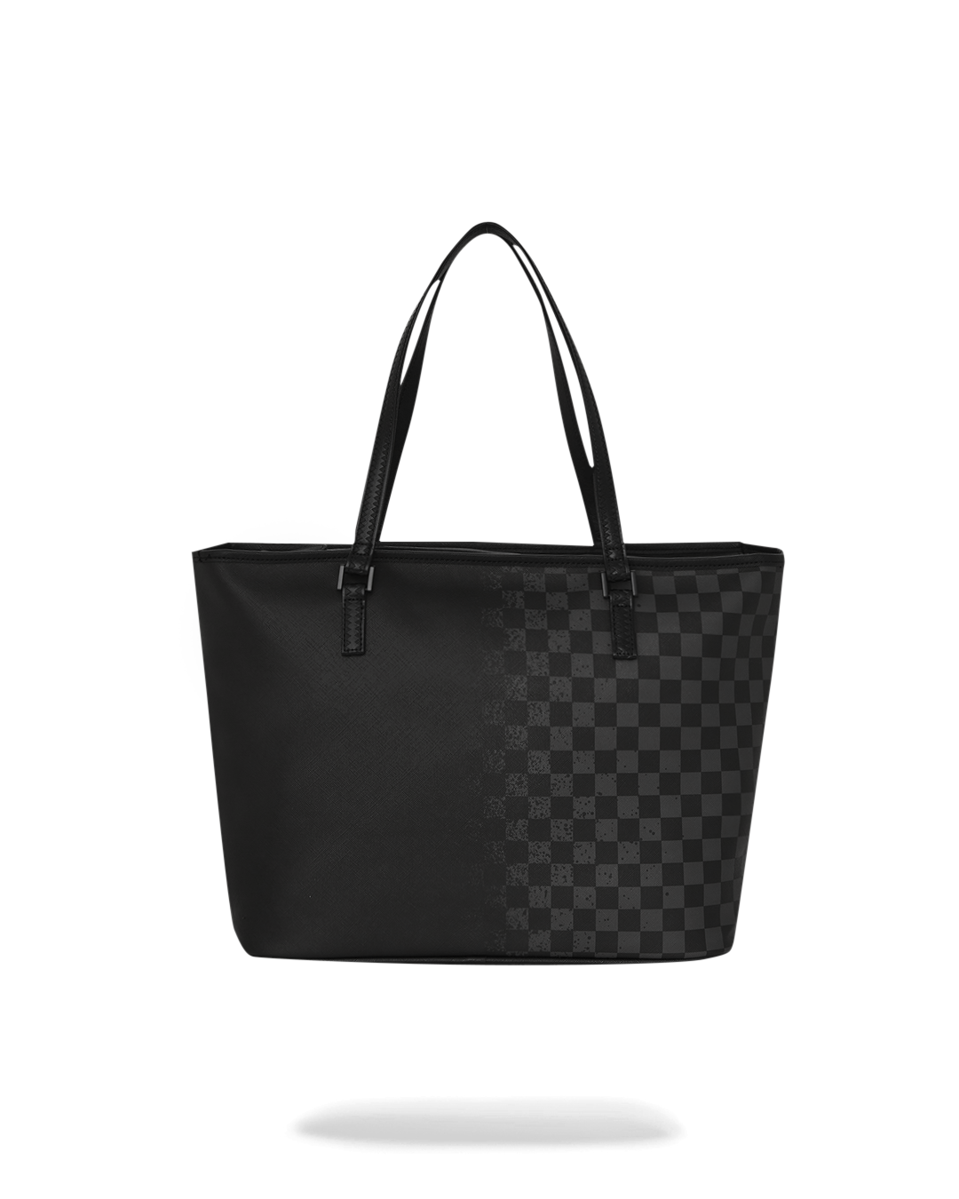 SPRAYGROUND® TOTE SPRITZ GREY CHECK TOTE