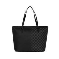 SPRAYGROUND® TOTE SPRITZ GREY CHECK TOTE