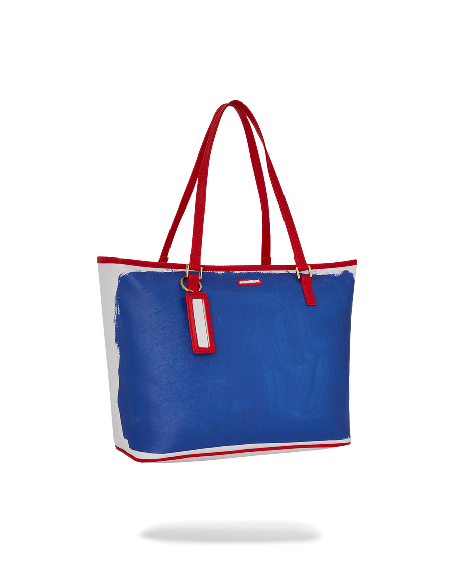 SPRAYGROUND® TOTE KEITH HARING BLUE PURSE TOTE