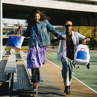 SPRAYGROUND® TOTE KEITH HARING BLUE PURSE TOTE