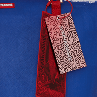 SPRAYGROUND® TOTE KEITH HARING BLUE PURSE TOTE