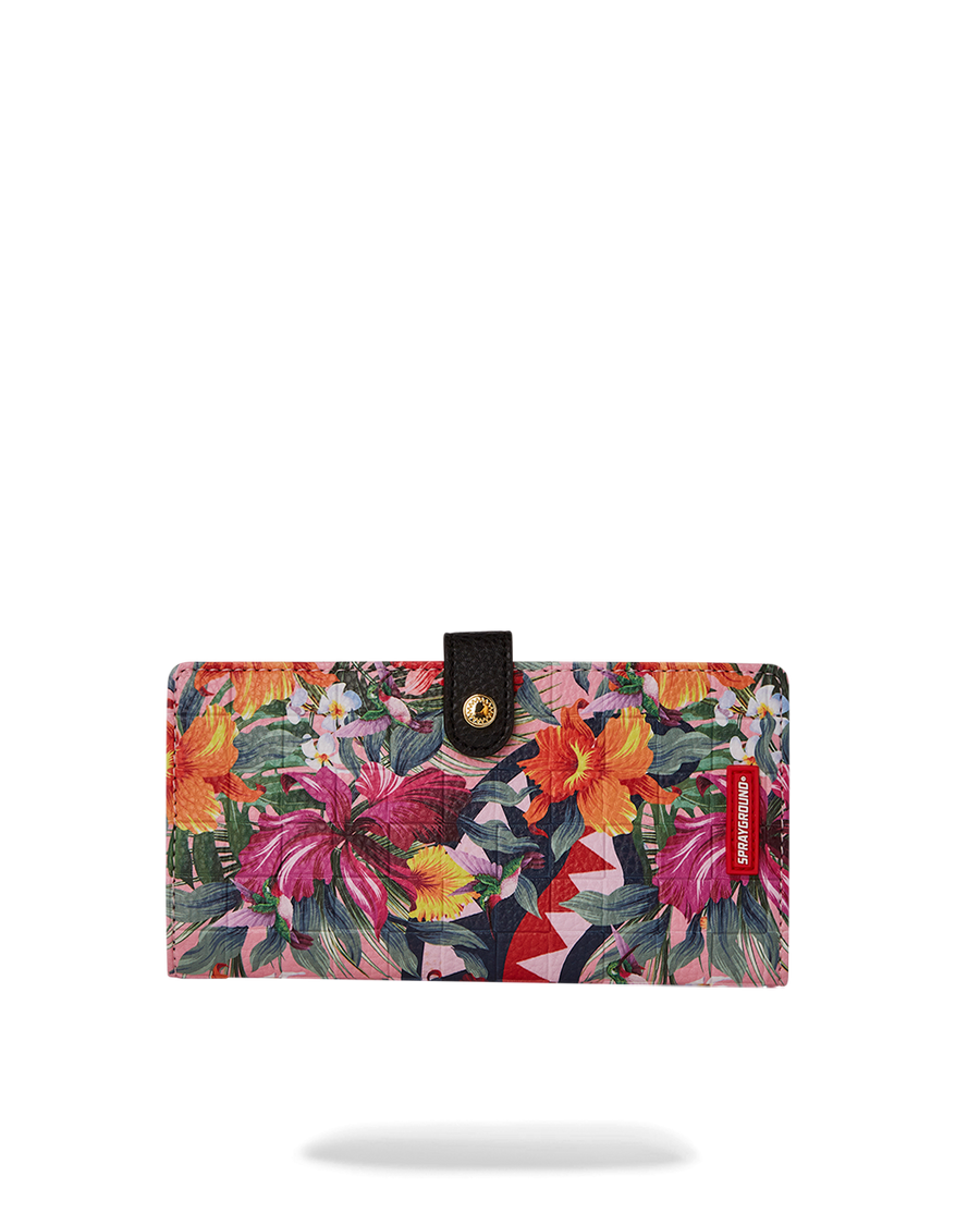 SPRAYGROUND® WALLET HUMMINGBIRD SHARK PRECISION LONG SINGLE-FOLD WALLET