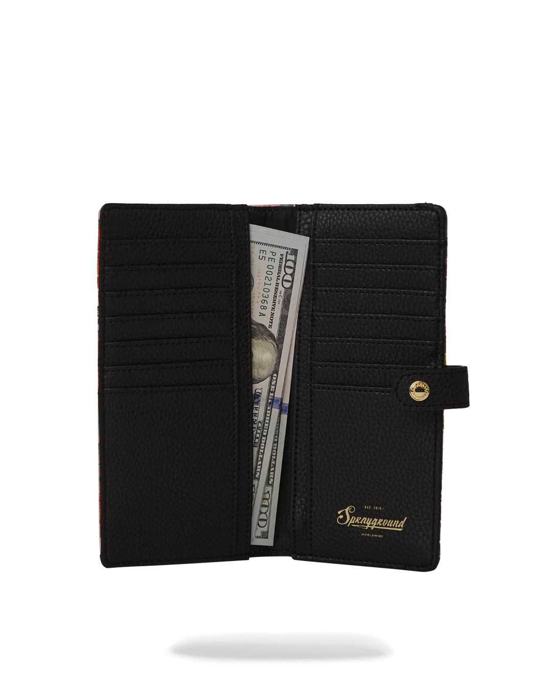 SPRAYGROUND® WALLET HUMMINGBIRD SHARK PRECISION LONG SINGLE-FOLD WALLET