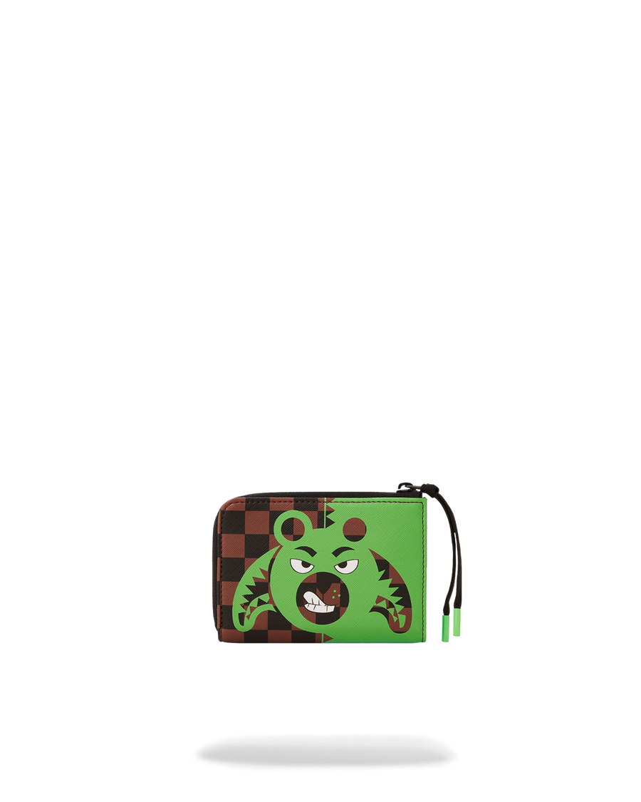 SPRAYGROUND® WALLET GREEN MONEY BEAR WALLET