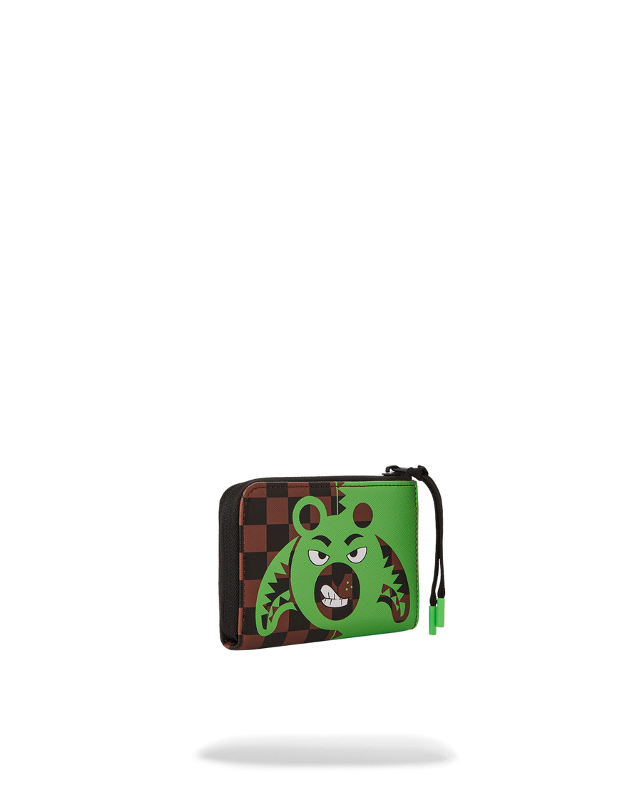 SPRAYGROUND® WALLET GREEN MONEY BEAR WALLET