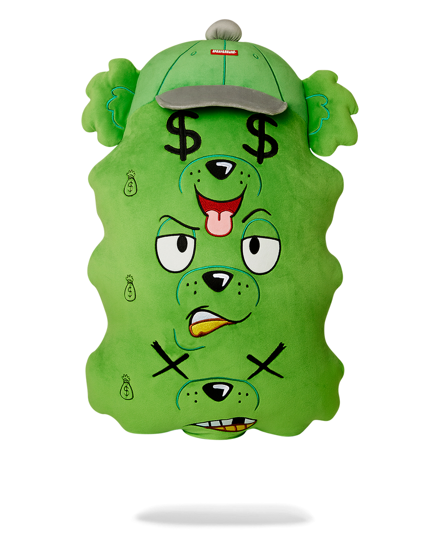 SPRAYGROUND® PILLOW MONEYBEAR TRIPLE MONEY PLUSH TOY/PILLOW