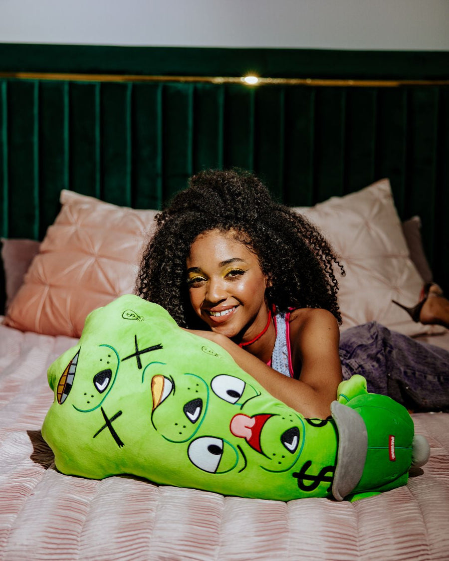 SPRAYGROUND® PILLOW MONEYBEAR TRIPLE MONEY PLUSH TOY/PILLOW