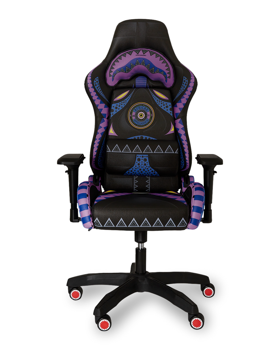 SPRAYGROUND® GAMING CHAIR AFRICAN INTELLIGENCE 12 BROOKLYN & BEYOND GAMING CHAIR - SANDFLOWER COLLAB