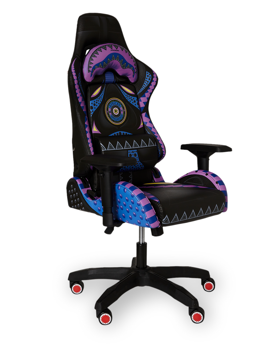 SPRAYGROUND® GAMING CHAIR AFRICAN INTELLIGENCE 12 BROOKLYN & BEYOND GAMING CHAIR - SANDFLOWER COLLAB