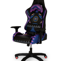 SPRAYGROUND® GAMING CHAIR AFRICAN INTELLIGENCE 12 BROOKLYN & BEYOND GAMING CHAIR - SANDFLOWER COLLAB