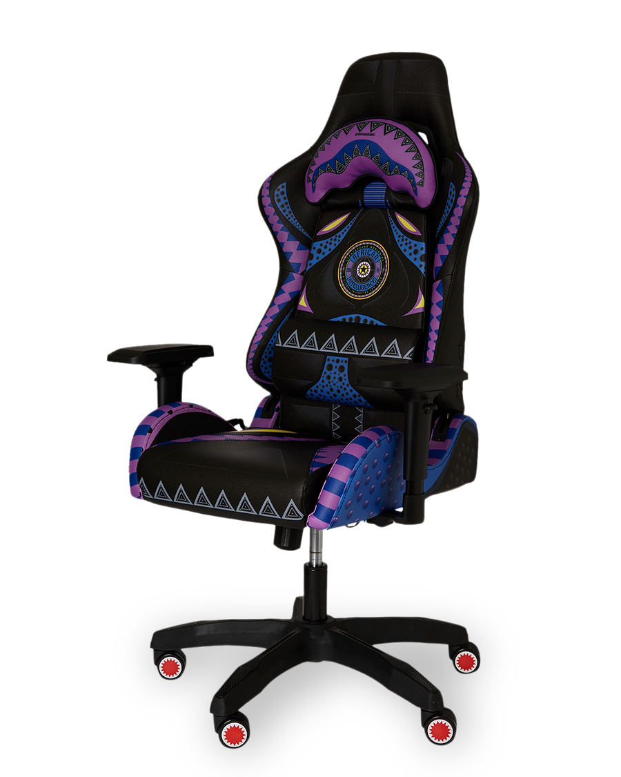 SPRAYGROUND® GAMING CHAIR AFRICAN INTELLIGENCE 12 BROOKLYN & BEYOND GAMING CHAIR - SANDFLOWER COLLAB