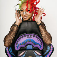 SPRAYGROUND® GAMING CHAIR AFRICAN INTELLIGENCE 12 BROOKLYN & BEYOND GAMING CHAIR - SANDFLOWER COLLAB