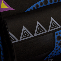 SPRAYGROUND® GAMING CHAIR AFRICAN INTELLIGENCE 12 BROOKLYN & BEYOND GAMING CHAIR - SANDFLOWER COLLAB