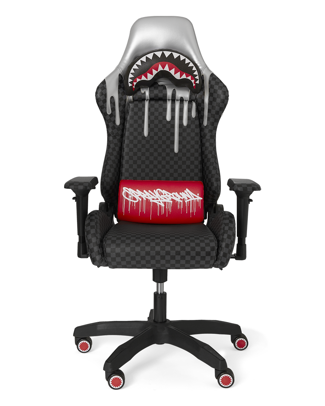 SPRAYGROUND® GAMING CHAIR PLATNIUM DRIPS SHARK CHAIR