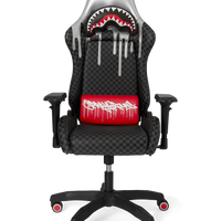 SPRAYGROUND® GAMING CHAIR PLATNIUM DRIPS SHARK CHAIR