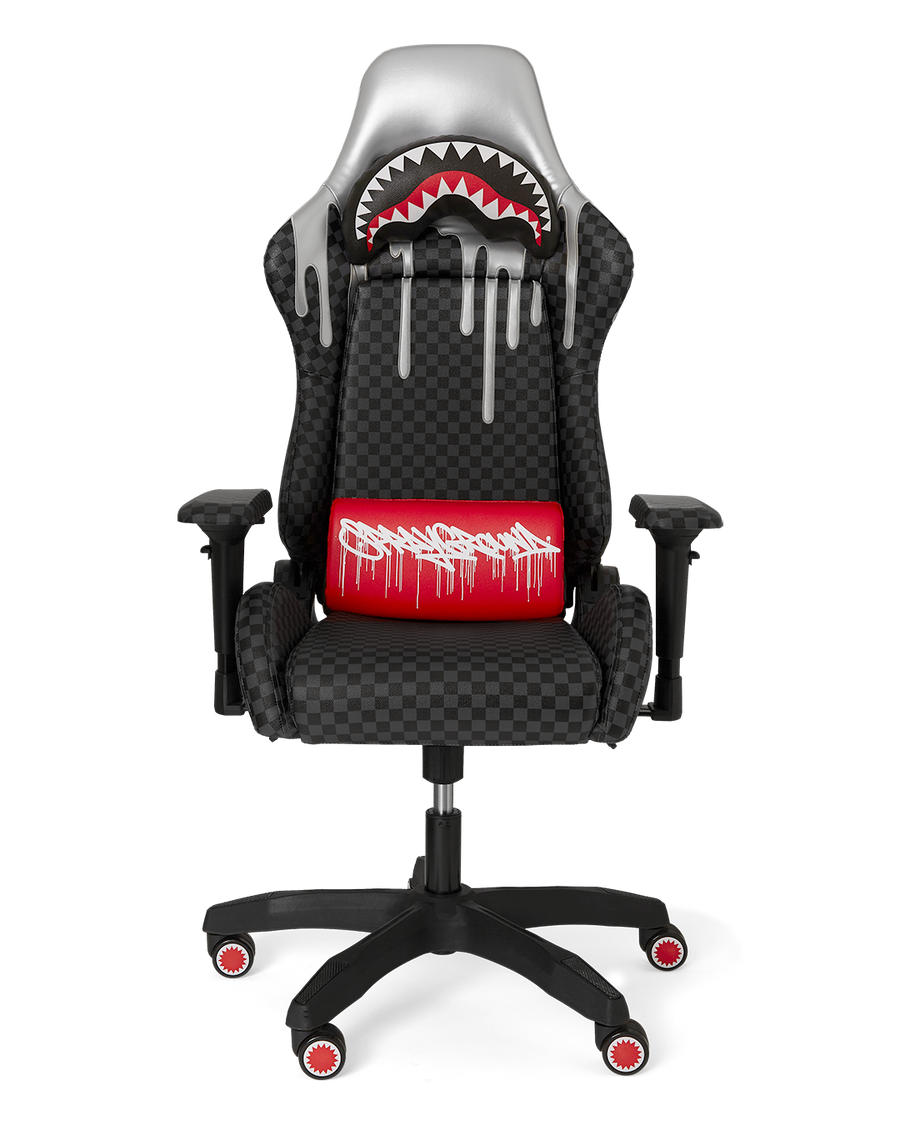 SPRAYGROUND® GAMING CHAIR PLATNIUM DRIPS SHARK CHAIR