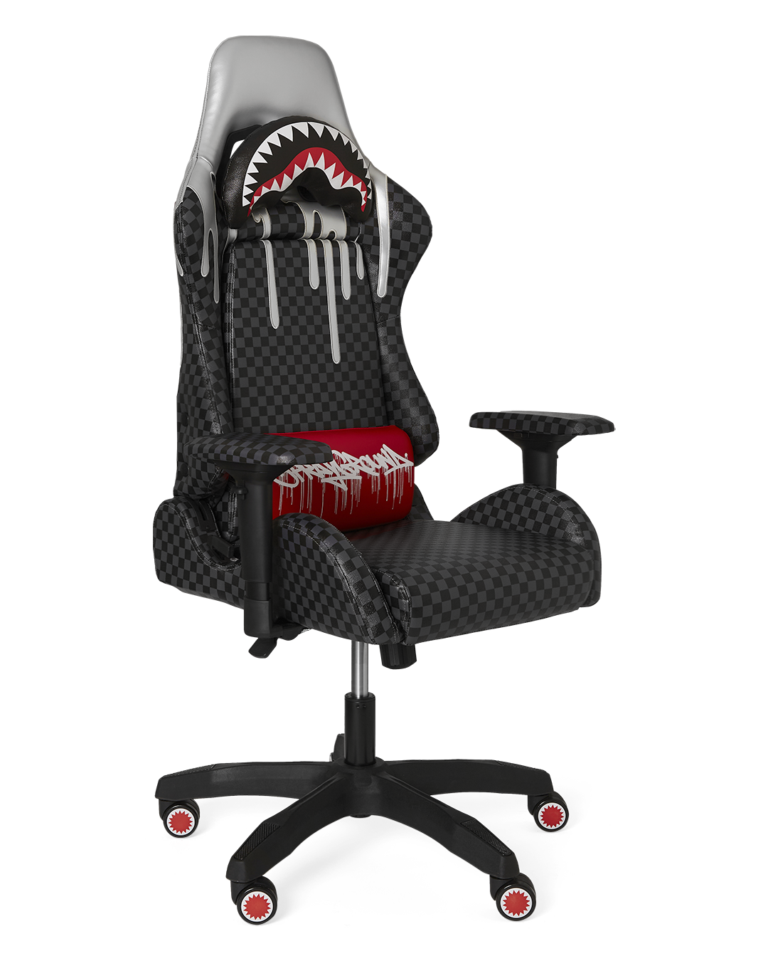 SPRAYGROUND® GAMING CHAIR PLATNIUM DRIPS SHARK CHAIR