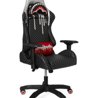 SPRAYGROUND® GAMING CHAIR PLATNIUM DRIPS SHARK CHAIR