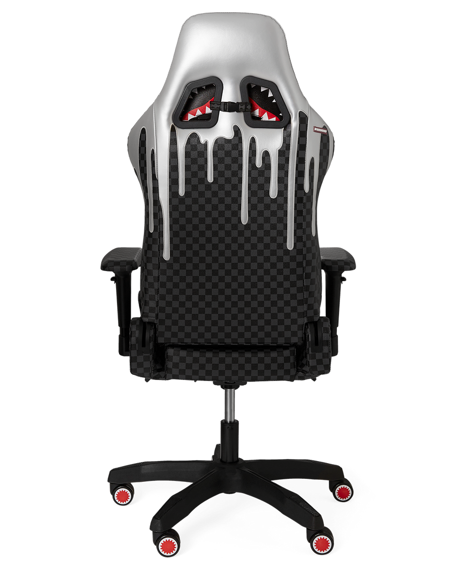 SPRAYGROUND® GAMING CHAIR PLATNIUM DRIPS SHARK CHAIR