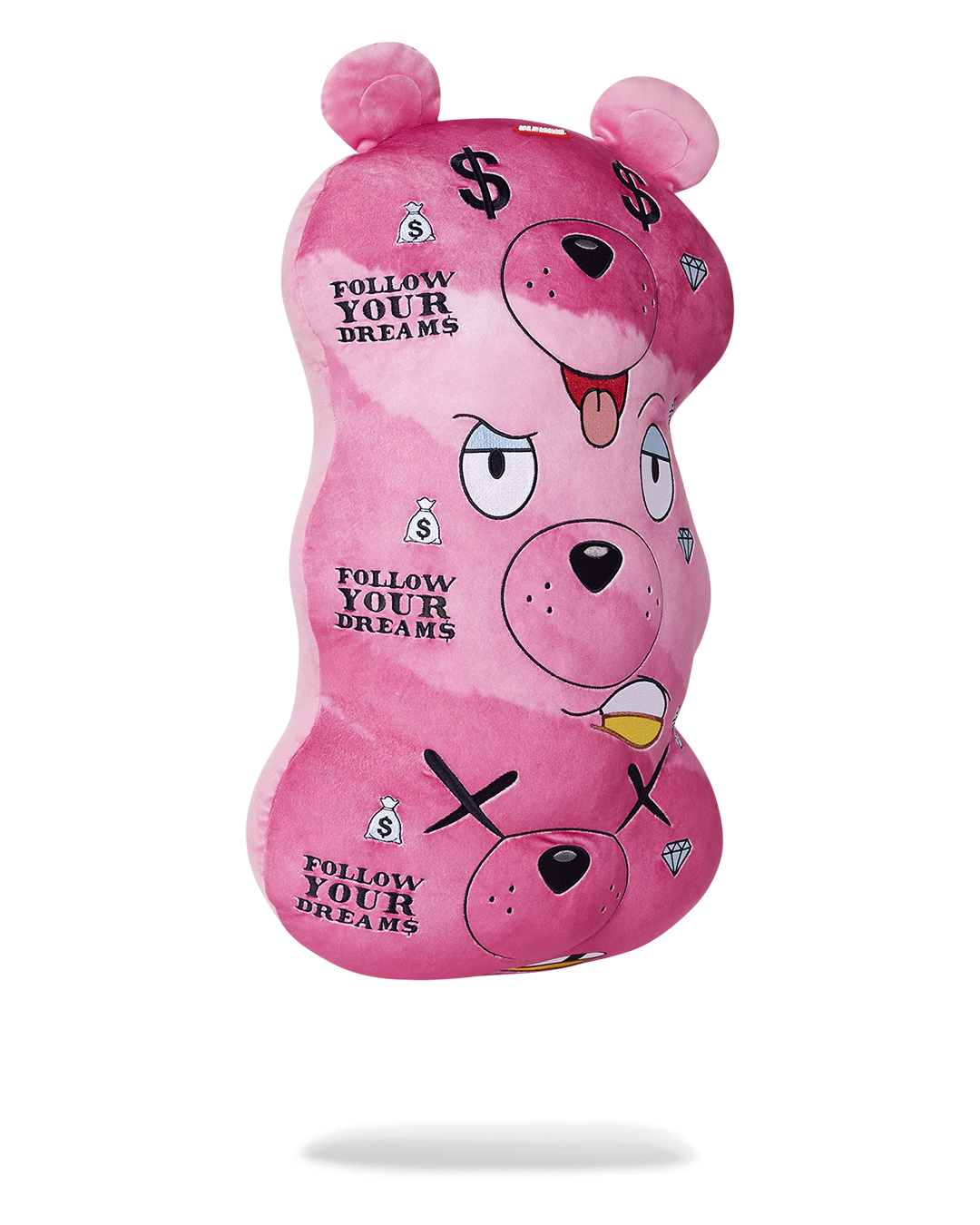 SPRAYGROUND® PILLOW MONEYBEAR TRIPLE PINK PLUSH TOY/PILLOW