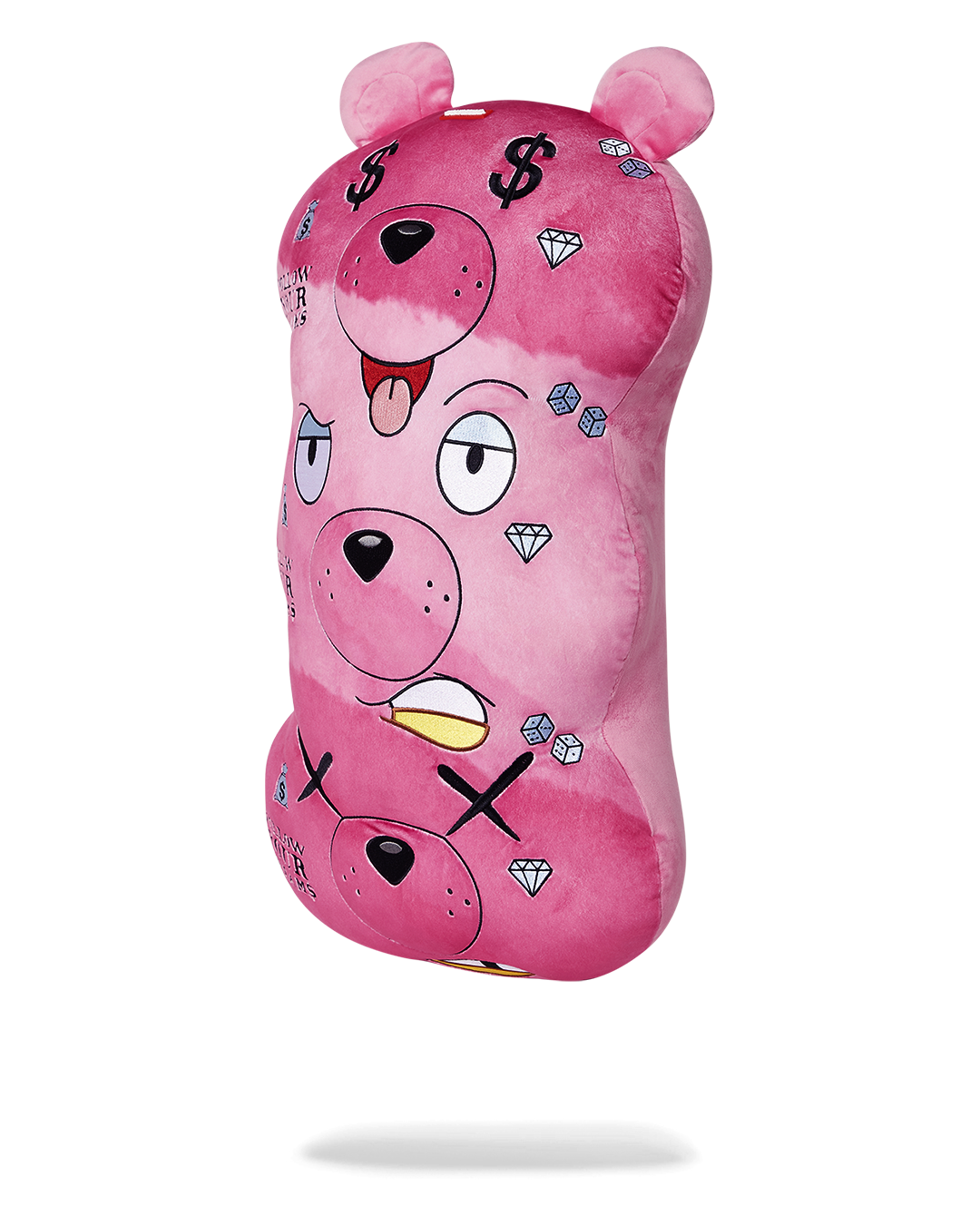 SPRAYGROUND® PILLOW MONEYBEAR TRIPLE PINK PLUSH TOY/PILLOW