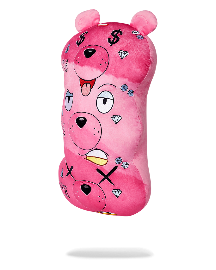 SPRAYGROUND® PILLOW MONEYBEAR TRIPLE PINK PLUSH TOY/PILLOW