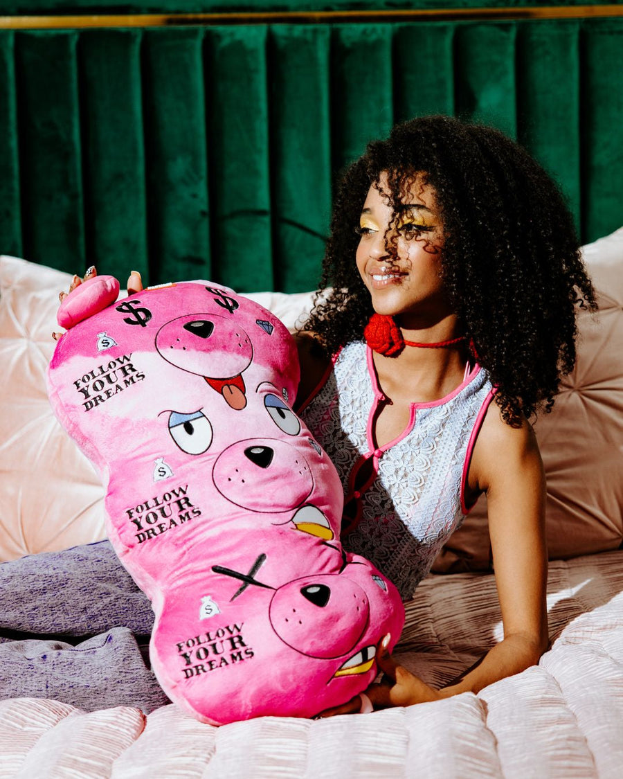 SPRAYGROUND® PILLOW MONEYBEAR TRIPLE PINK PLUSH TOY/PILLOW