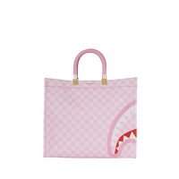 PINK FLOWERS TORTUGA TOTE