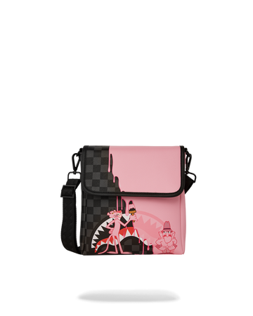 PINK PANTHER HALF PAINTED MESSENGER SLING BAG