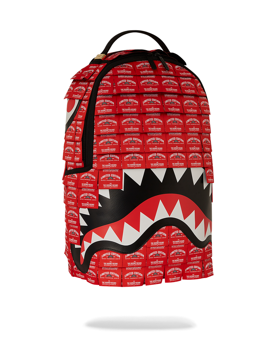 WOVEN LABELS SHARK BACKPACK