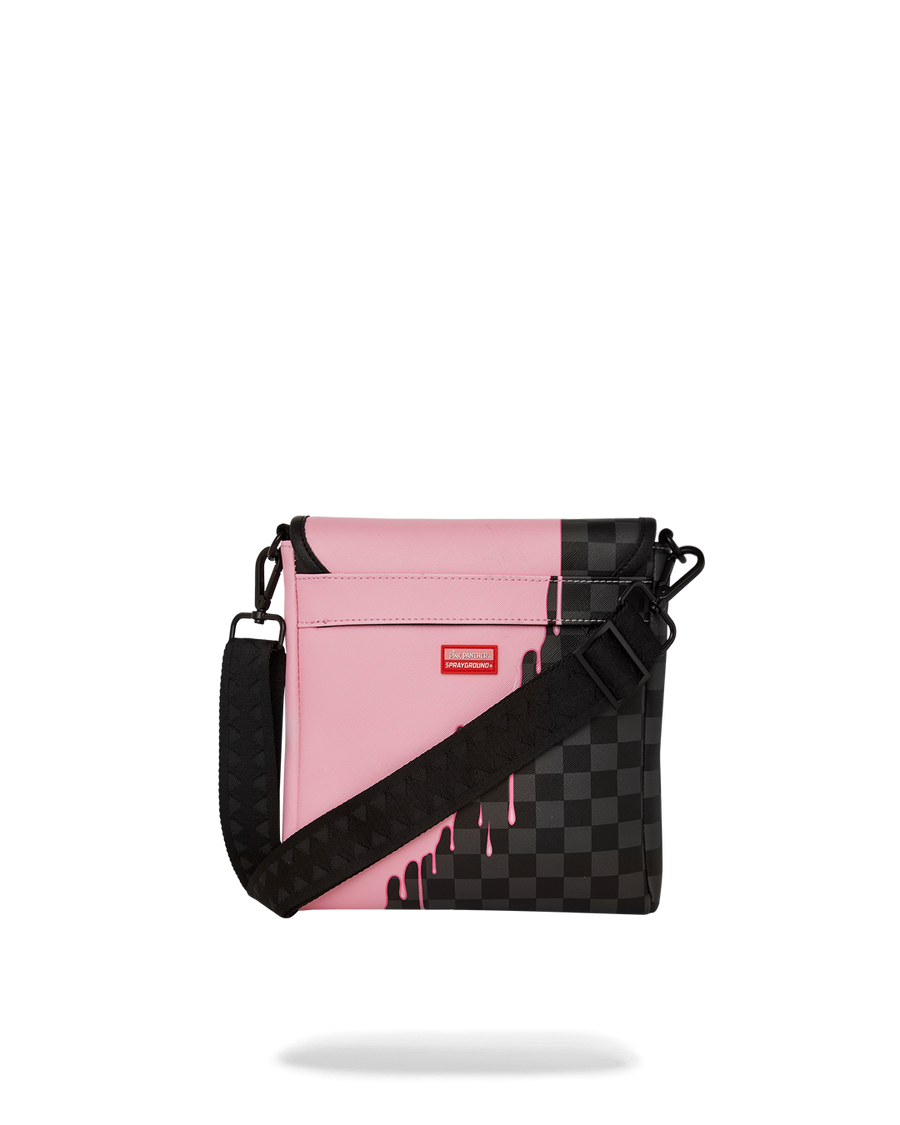 PINK PANTHER HALF PAINTED MESSENGER SLING BAG