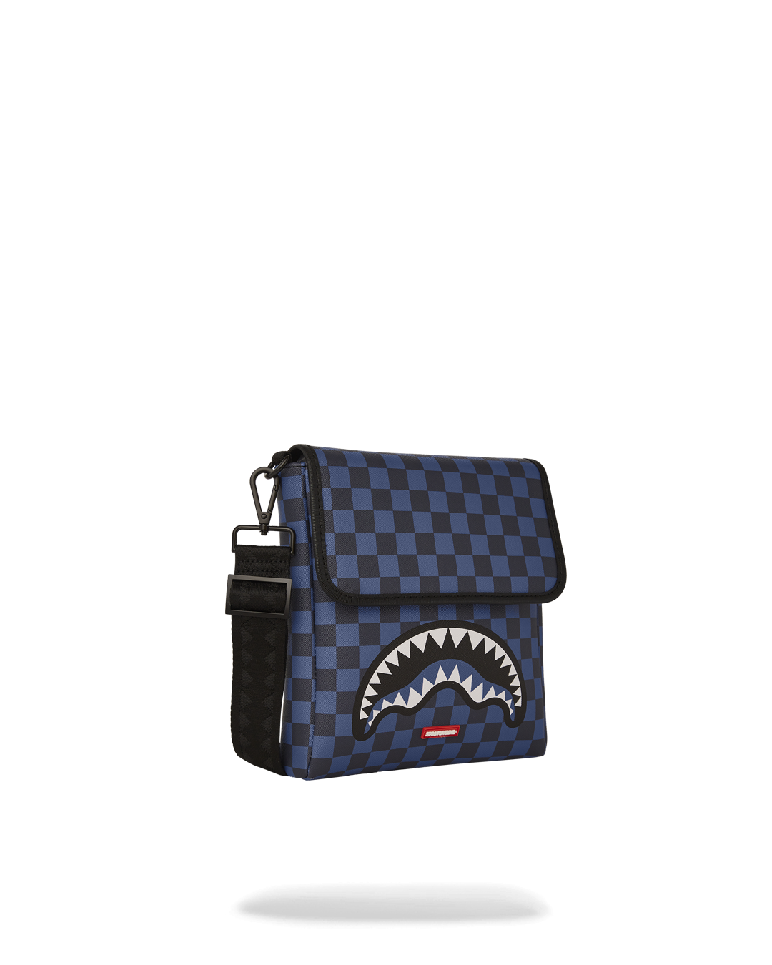 MIDNIGHT SHARKS IN PARIS MESSENGER SLING BAG