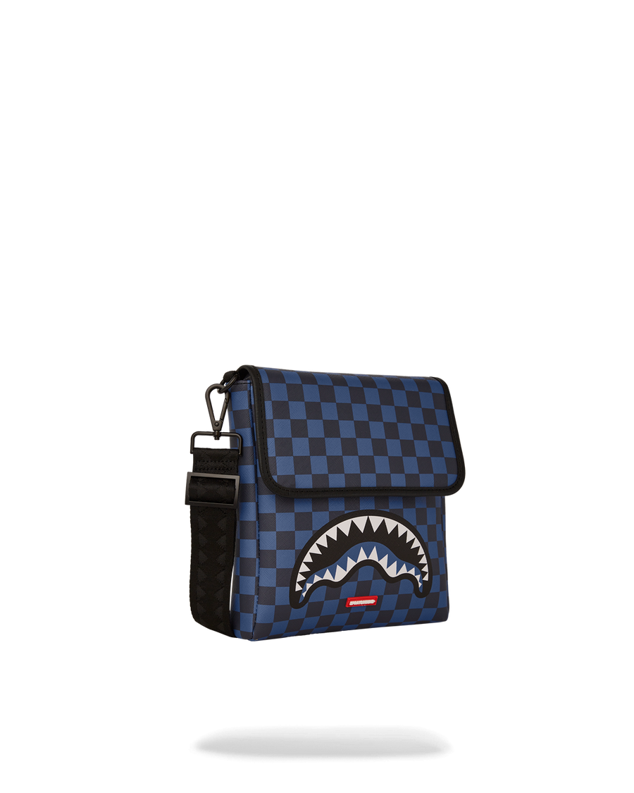 MIDNIGHT SHARKS IN PARIS MESSENGER SLING BAG