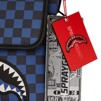 MIDNIGHT SHARKS IN PARIS MESSENGER SLING BAG