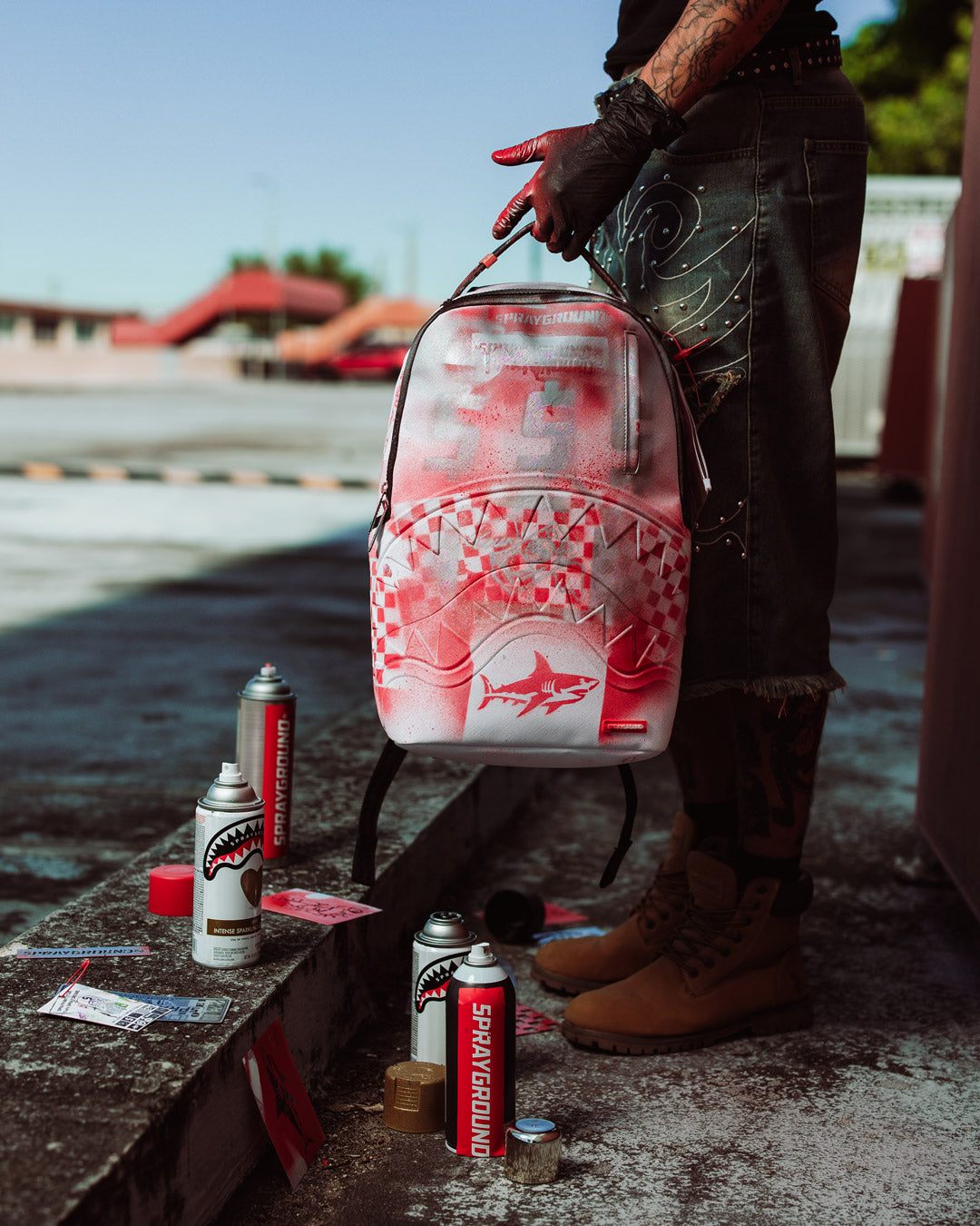 SPRAYPAINT YOUR OWN SPRAYGROUND BACKPACK