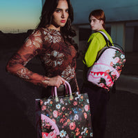 PINK FLOWERS BACKPACK