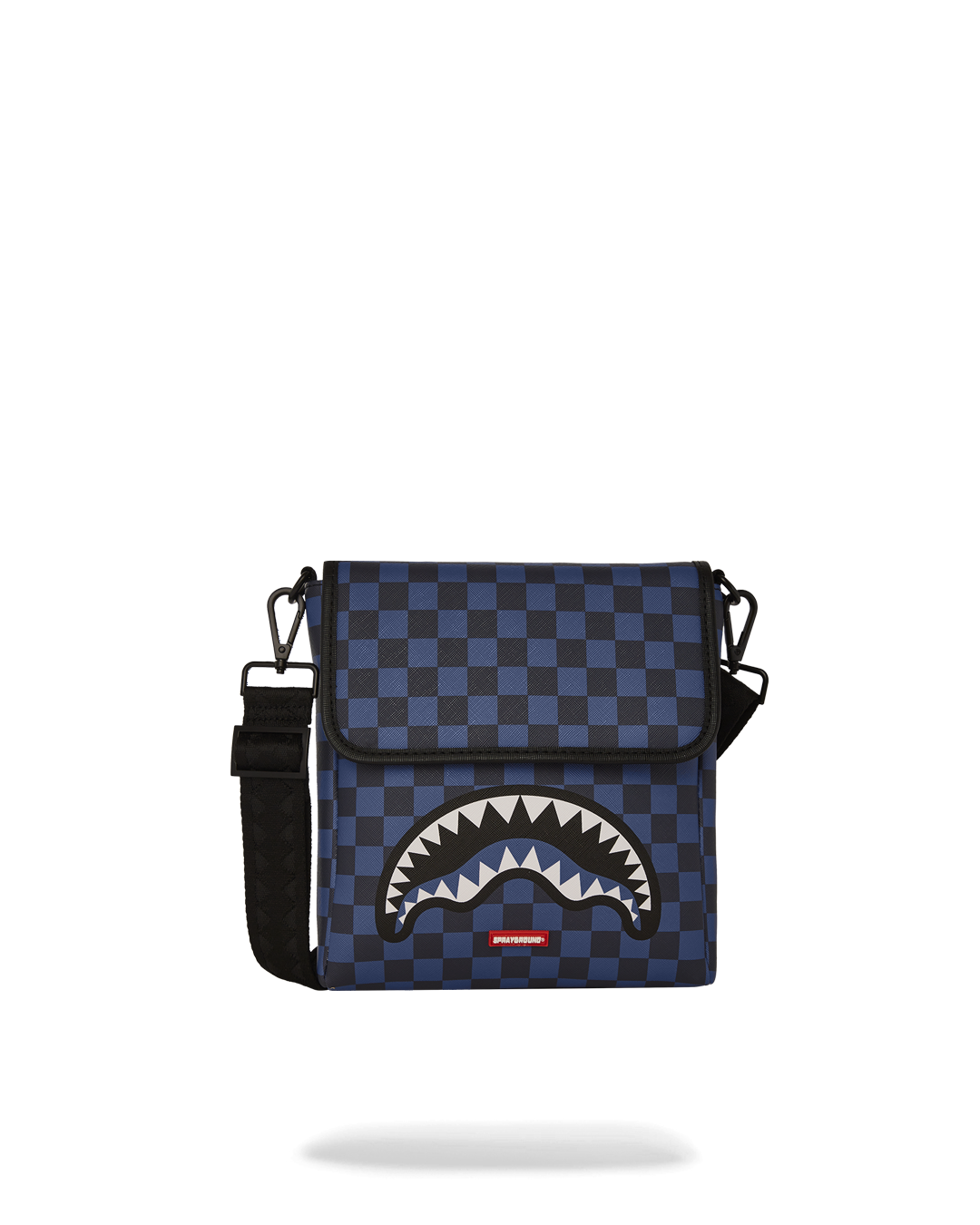 MIDNIGHT SHARKS IN PARIS MESSENGER SLING BAG